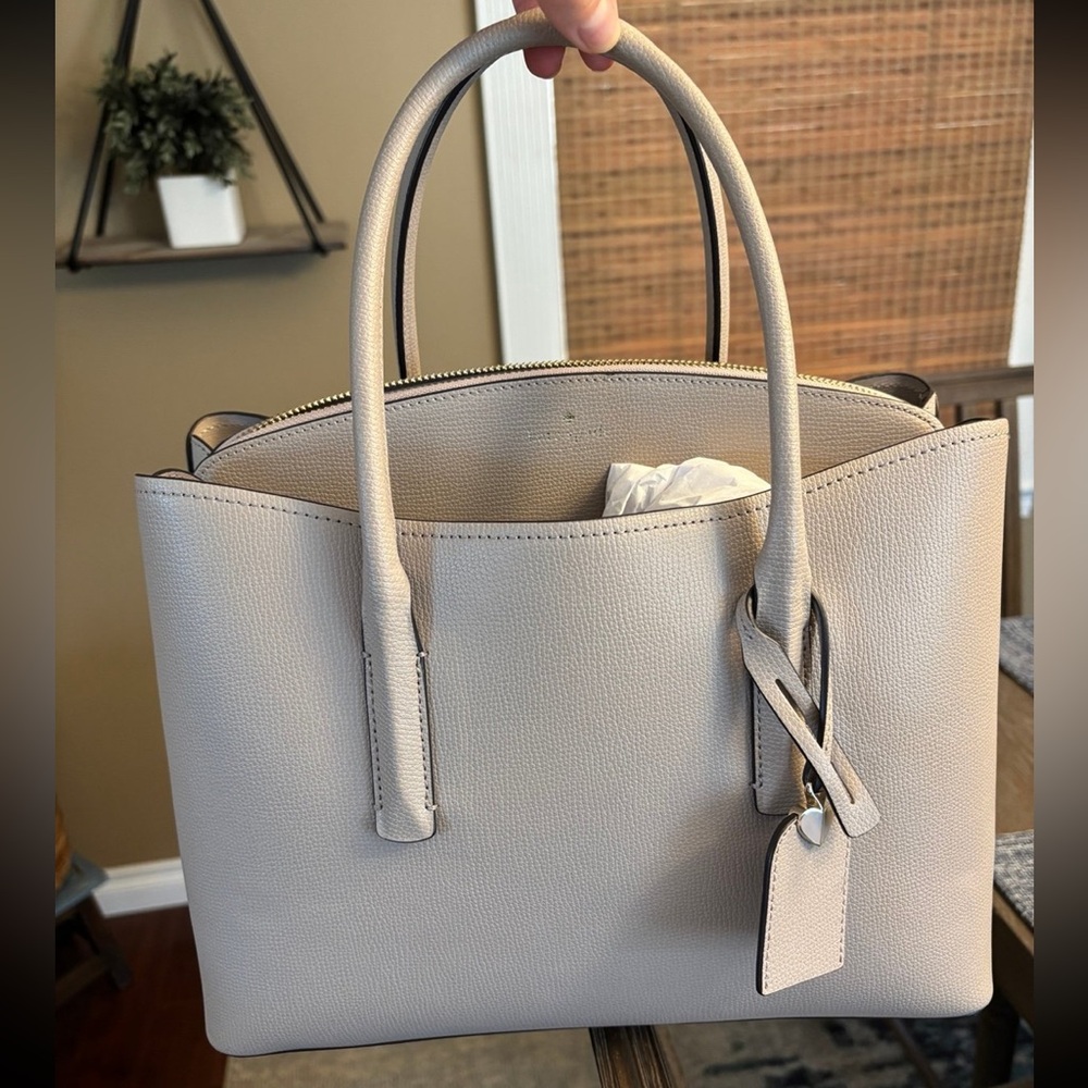 Kate Spade Elegant Cream Tote Bag